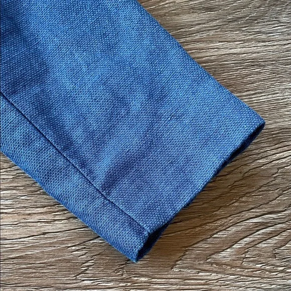 Old Navy Linen Cotton Navy Blue Fully Lined Blazer Jacket Size Small - Picture 7 of 9